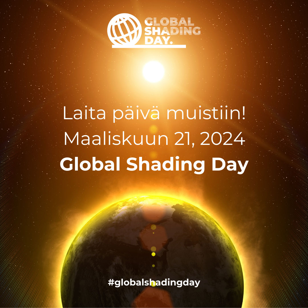 Aurinkosuojaus ry - Global Shading Day 21.3.2024